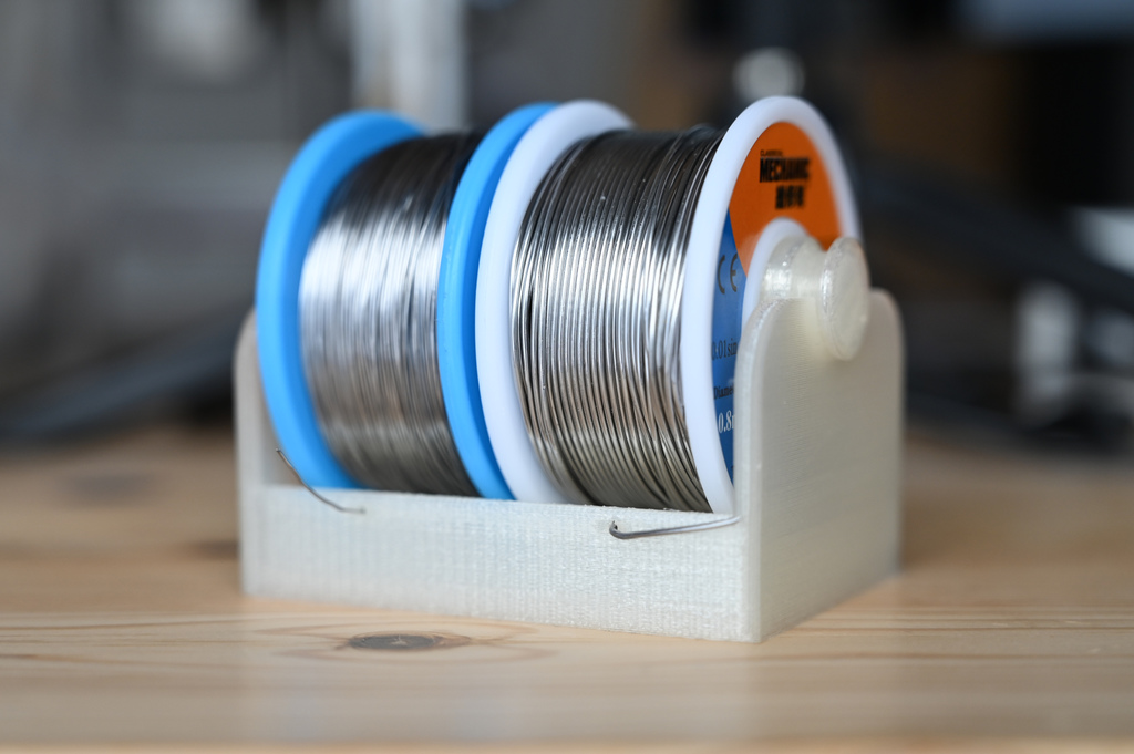 Solder Wire Holder by ftobler Download free STL model