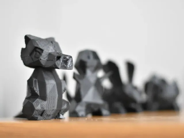 low poly Pokemons
