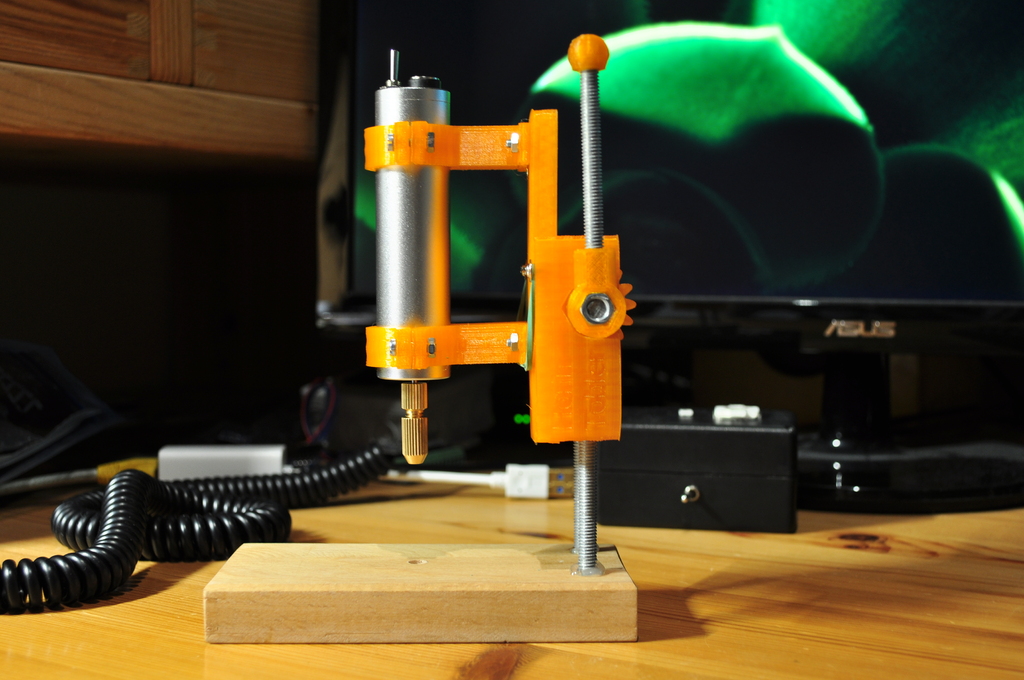 Miniatura 8 do modelo 3D Mini Drill Press for PCB Drill