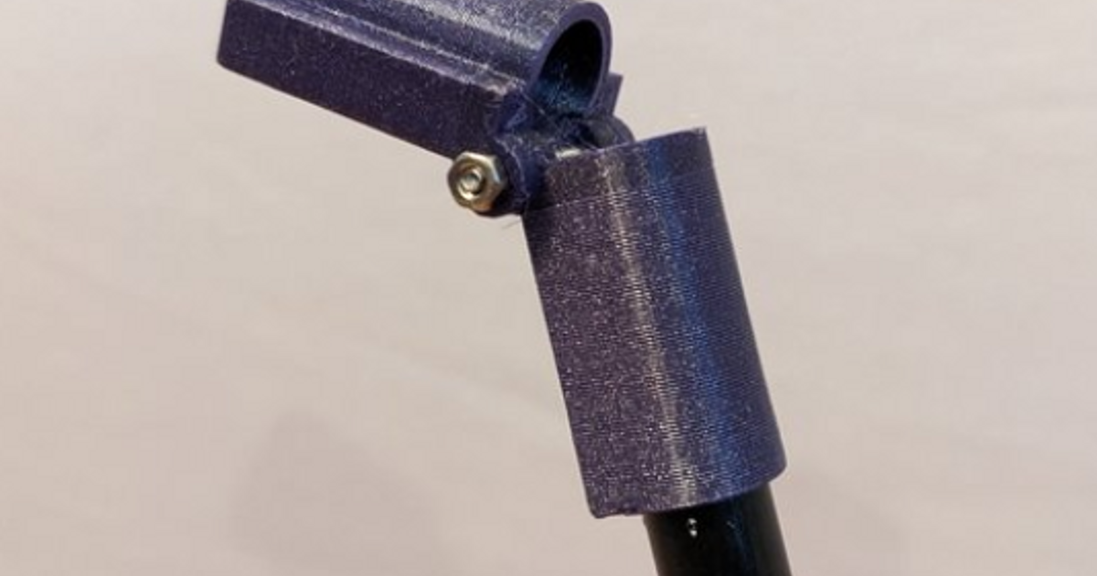 Tent Pole Hinge 180 Degree by Corey Smith Download free STL model