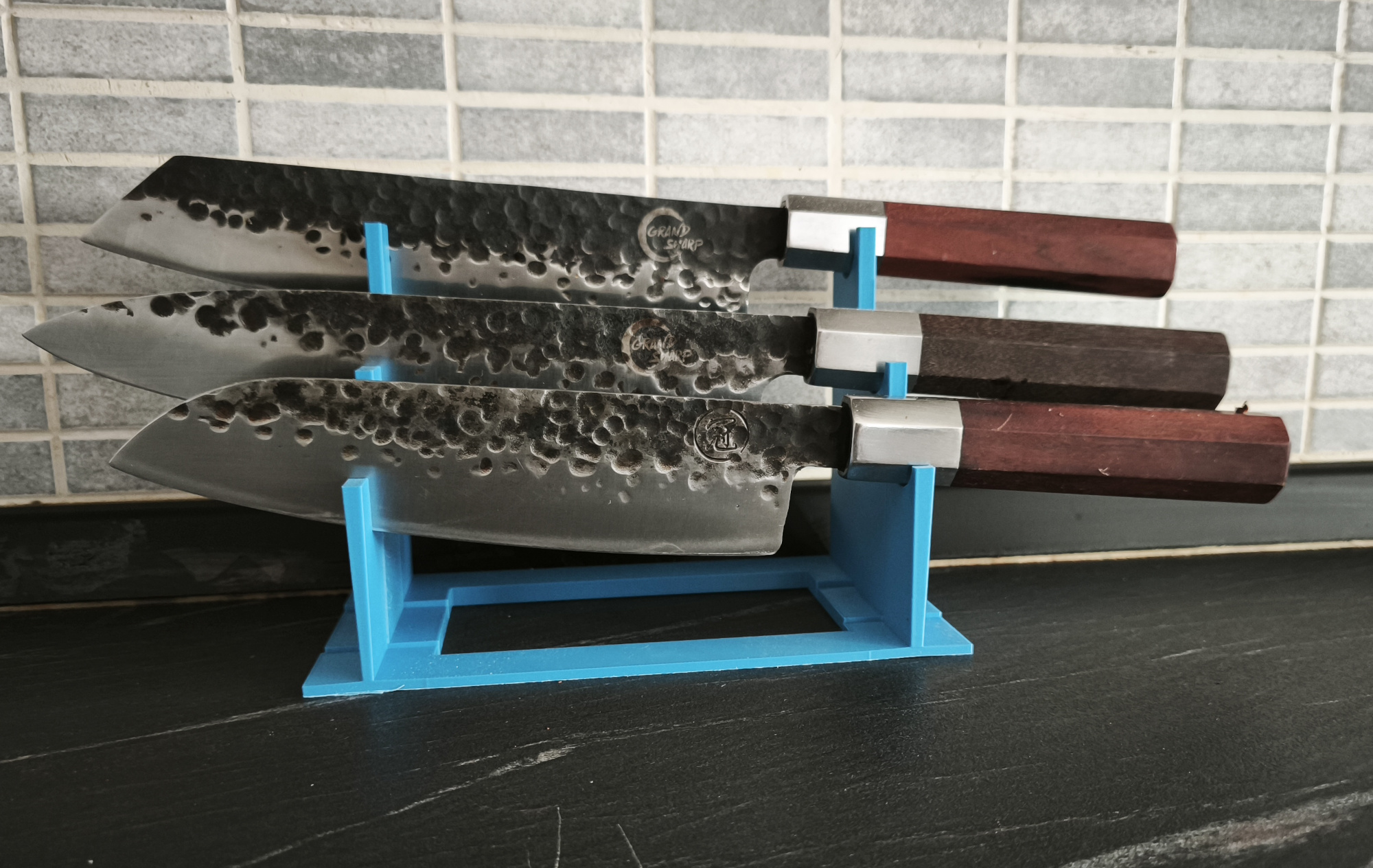 3 Kitchen Knives Holder
