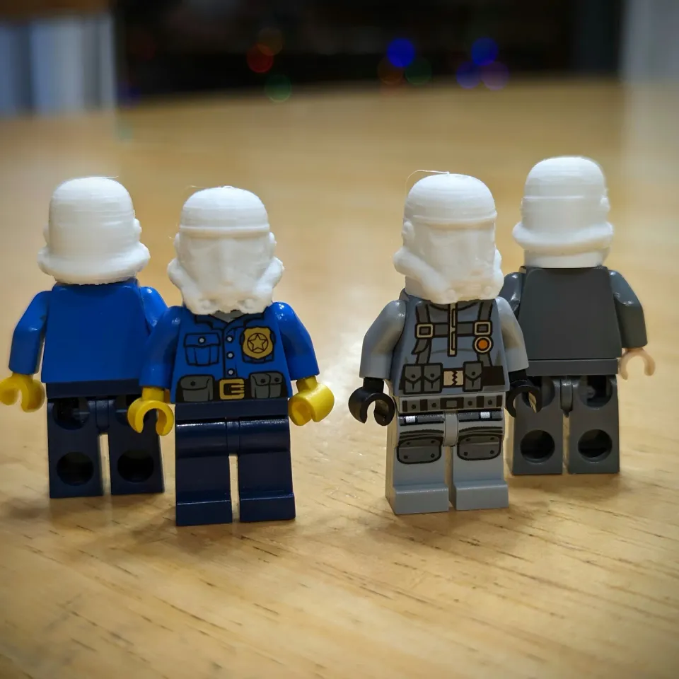Storm Trooper Helmet (Lego compatible head) by Ian Foulds