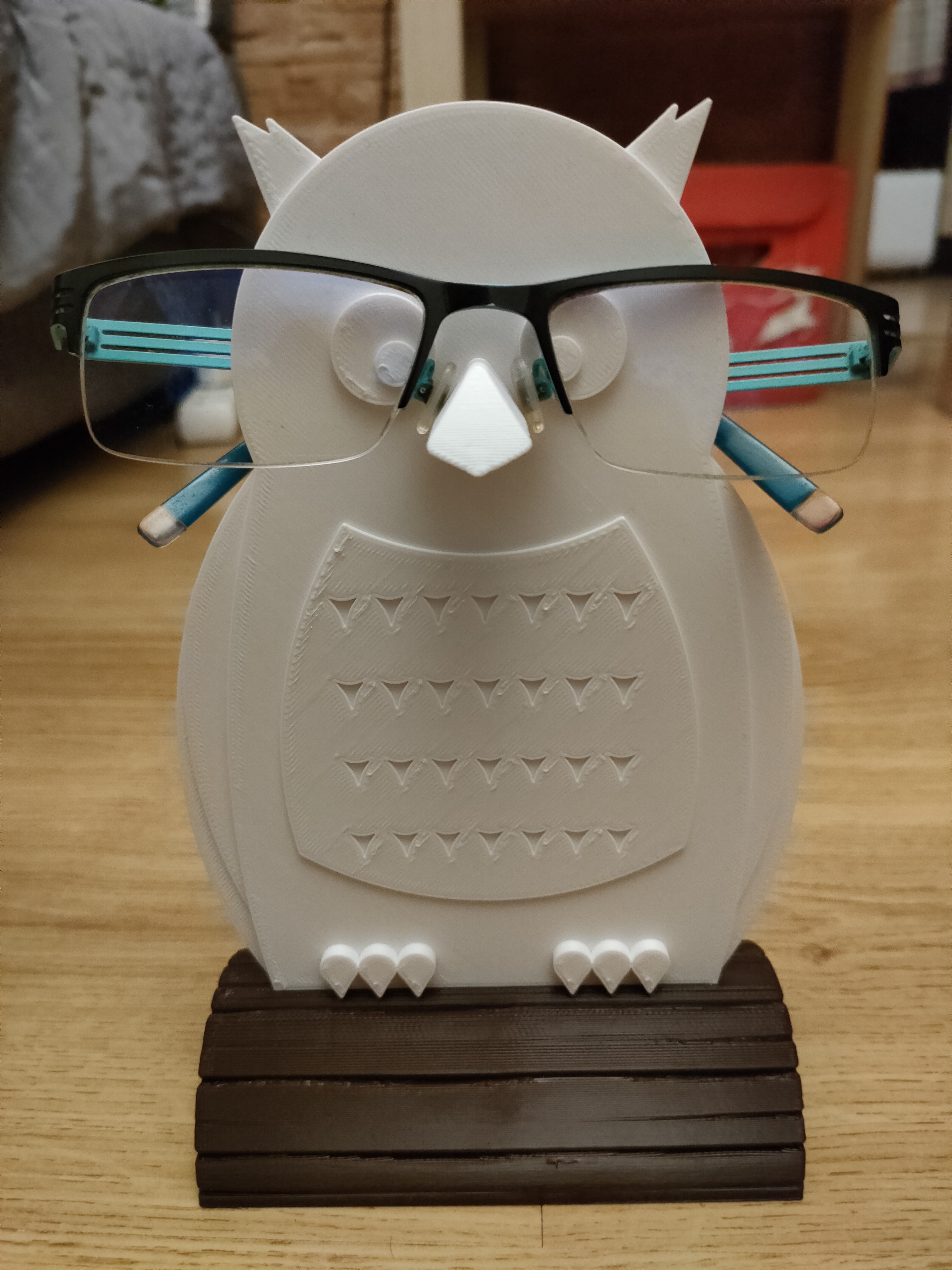 OWL ON BRANCH-Eyeglass stand ver. II
