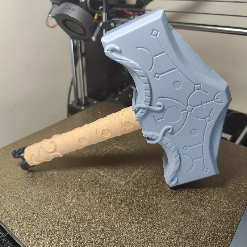 God of War Thor's Hammer 3d Print File STL Mjolnir 