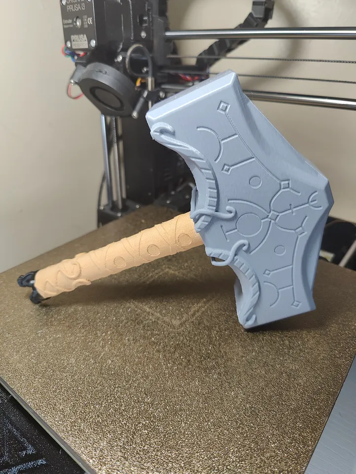 God of War Mjolnir Thor Stl File 3D Printer Design 3D 