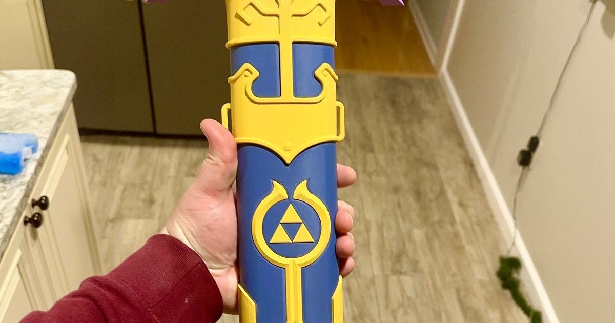 Legend Of Zelda Master Sword Scabbard Botw Totk Full Scale By Popandsicle Download Free