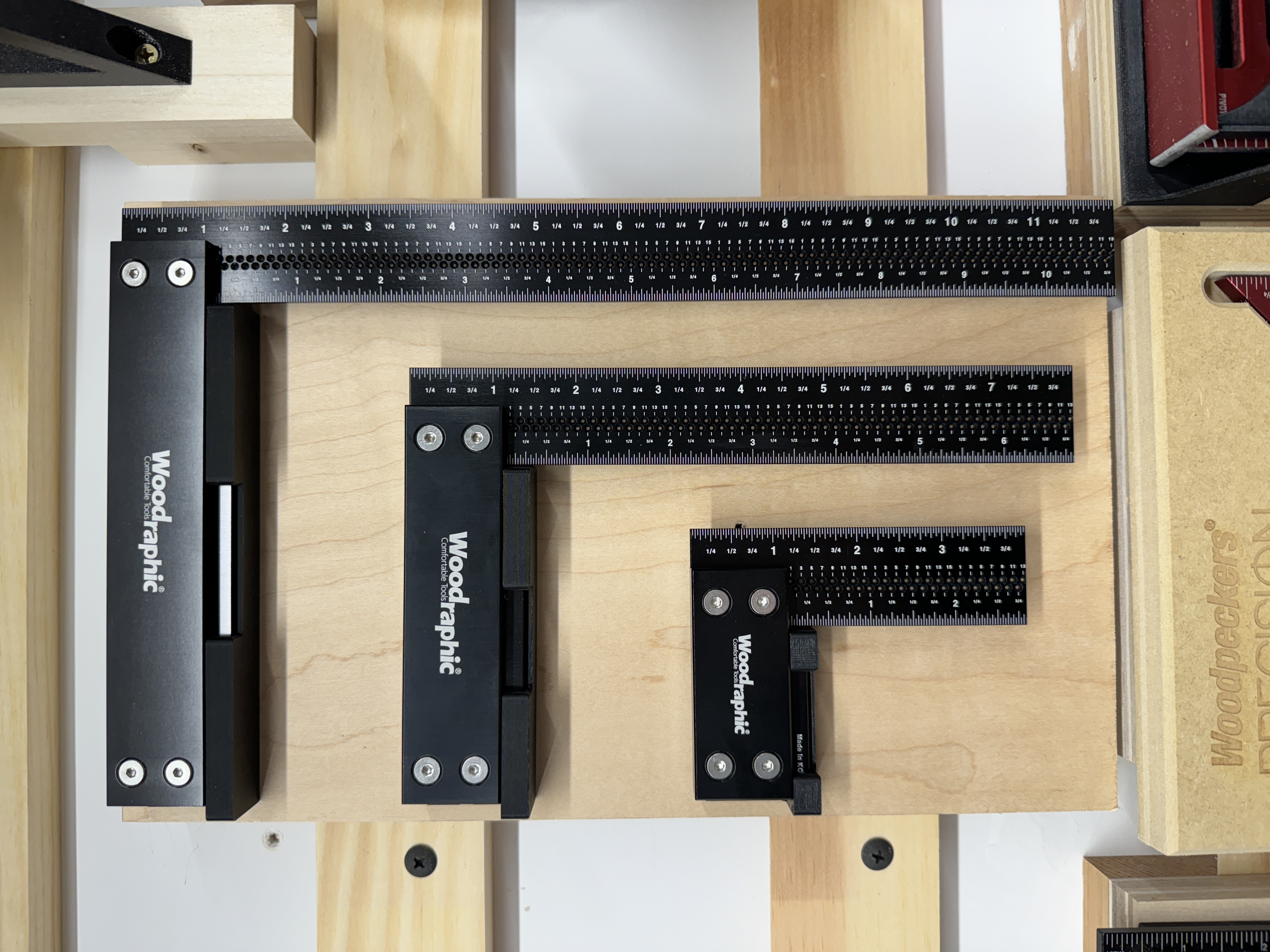 Woodraphic Precision Square Wall Mount Hangers