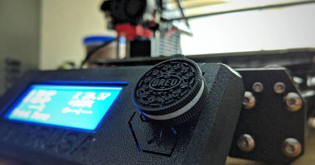 Oreo Display Knob By Devanopolis Download Free Stl Model Printables