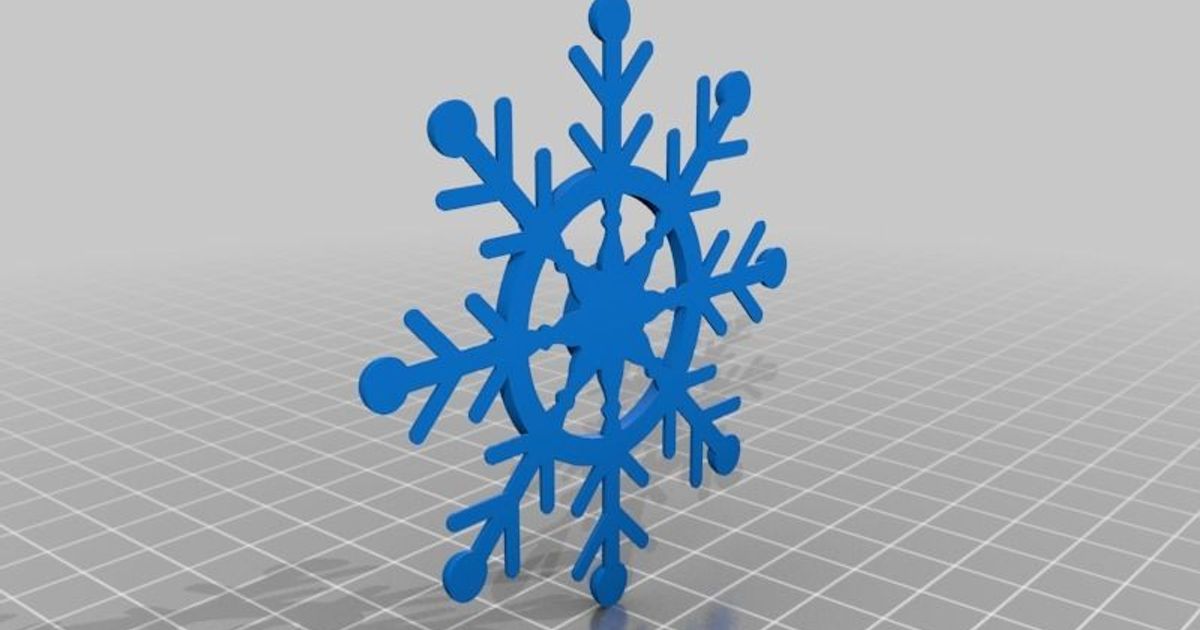 Ships Helm Snowflake by Devanopolis | Download free STL model ...