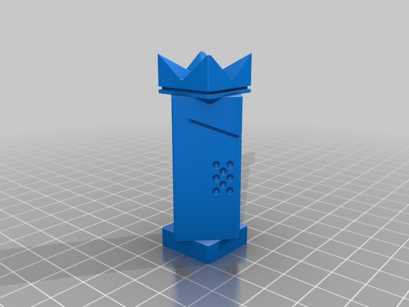 Miniatura 2 do modelo 3D Minimalist Chess Set