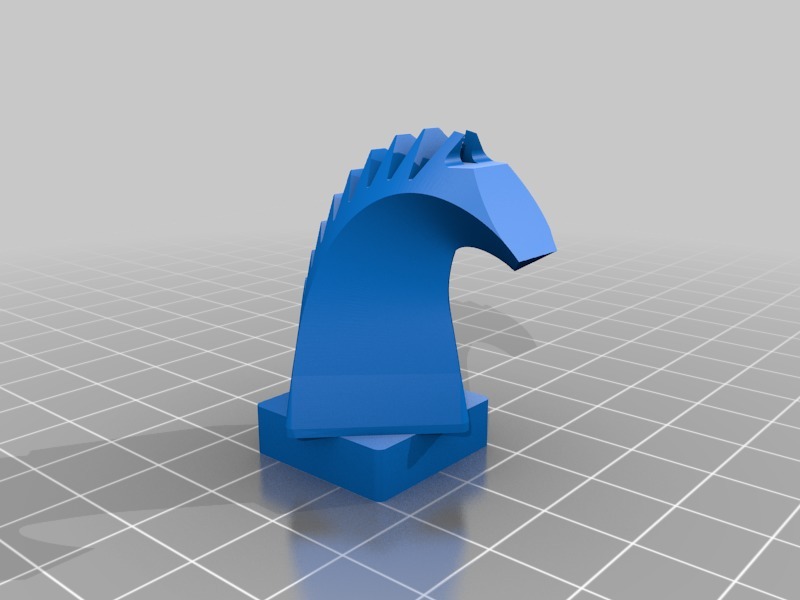 Miniatura 8 do modelo 3D Minimalist Chess Set