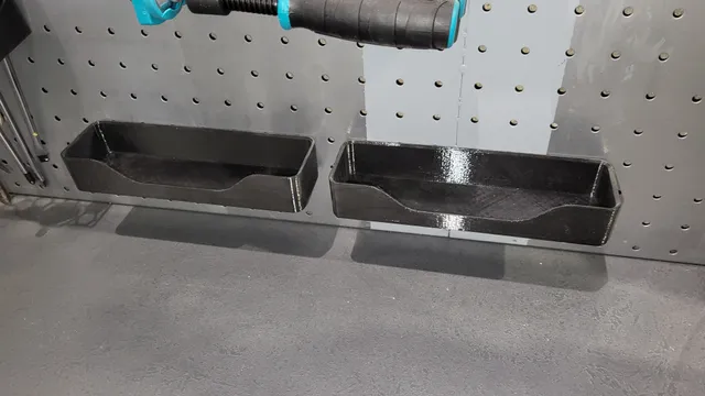 Tool Tray for 25/5mm pegboard