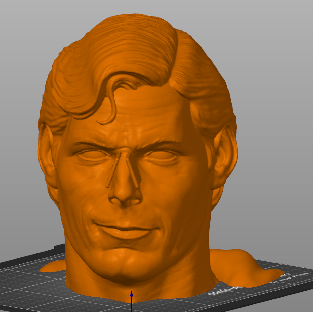 SUPERMAN GLASSES HOLDER 3D model thumbnail