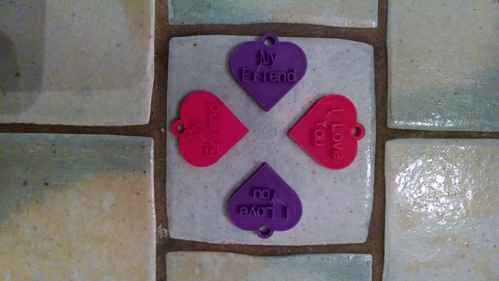 Customizable Heart Pendant