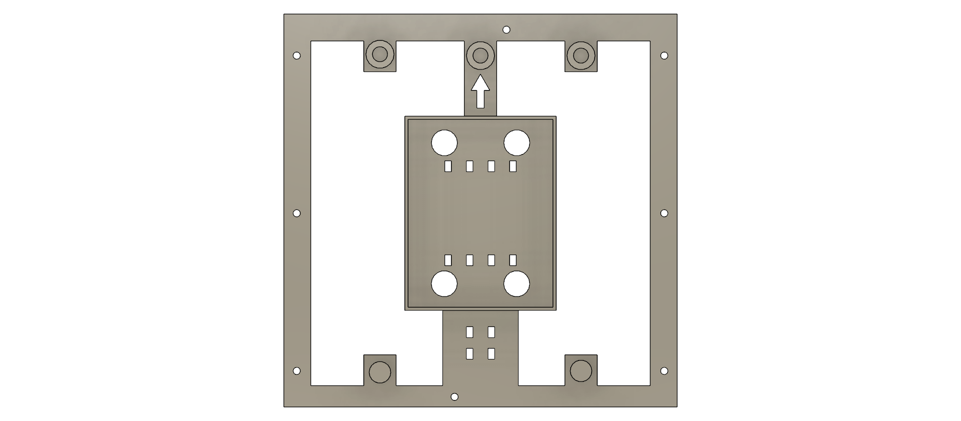 64x64 matrix holder by AWSW Download free STL model