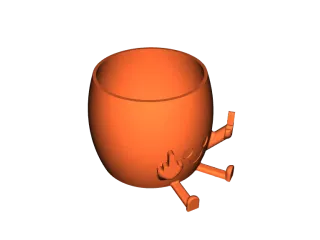 Free STL file Happy Middle finger pot 🪴・Model to download and 3D  print・Cults