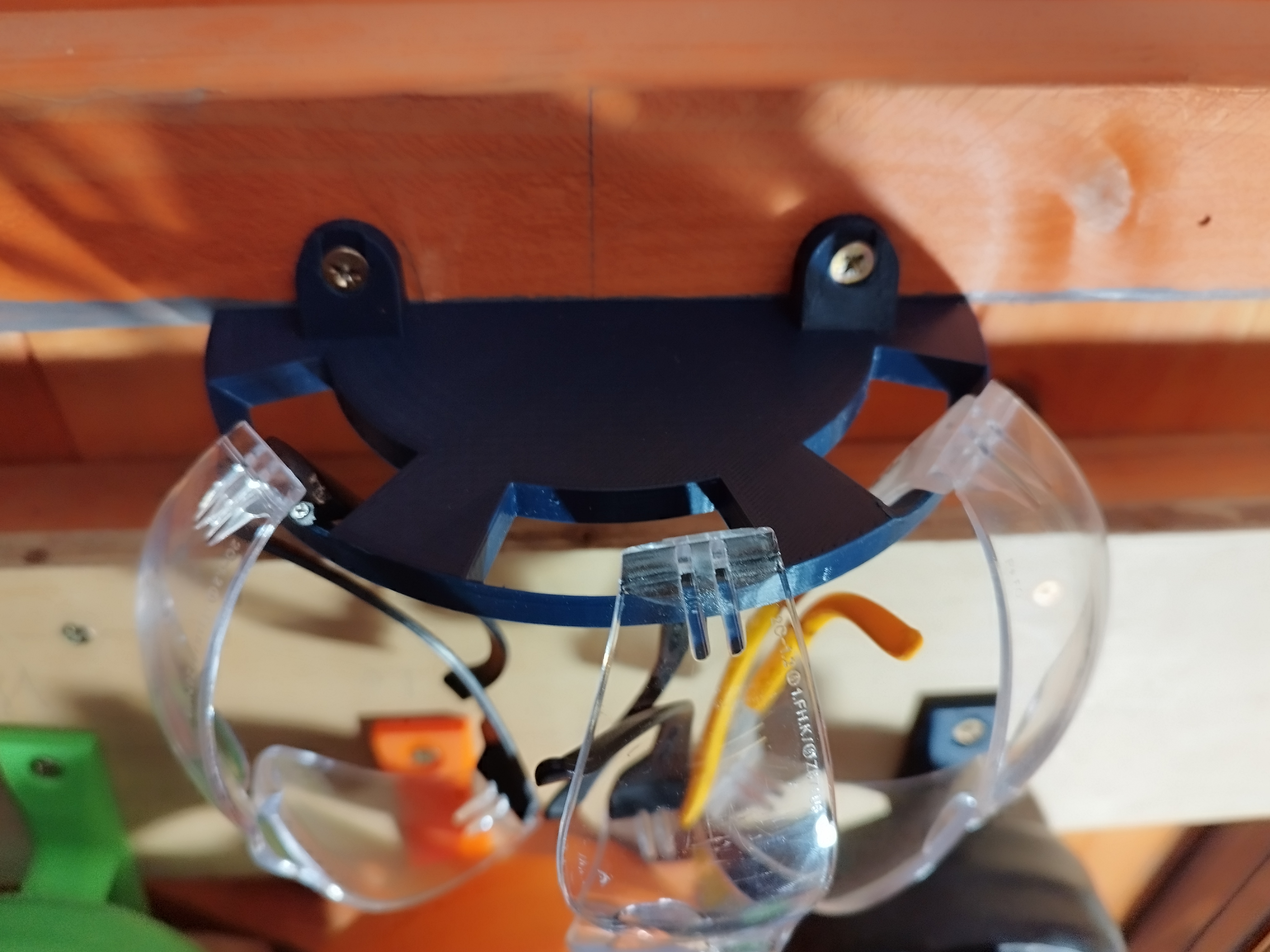 Workshop Safety Goggle Holder