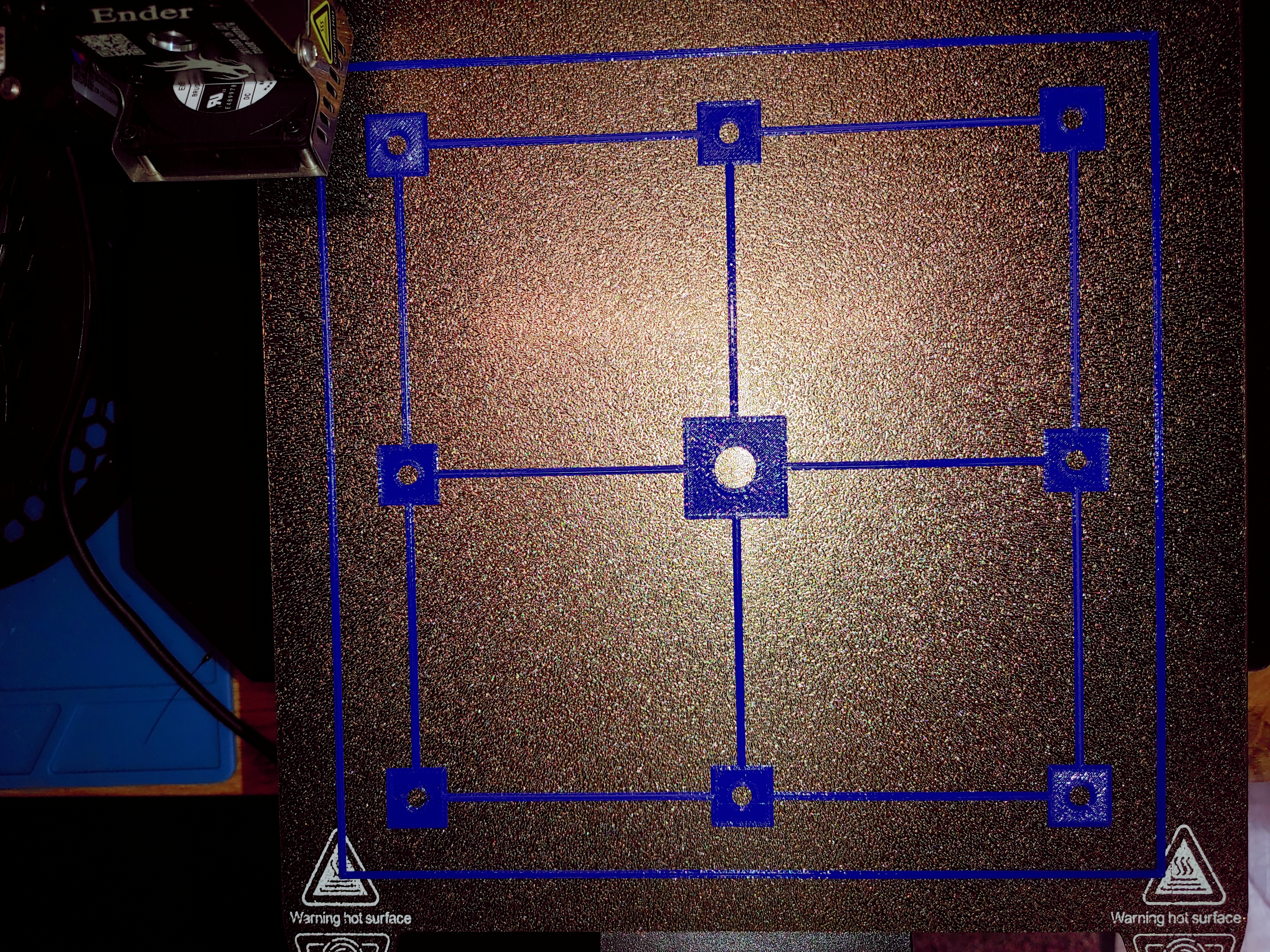 200x200mm Bed Level with Holes