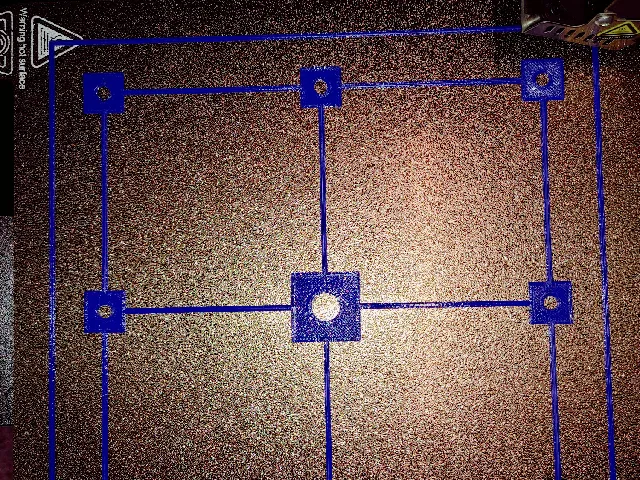 200x200mm Bed Level with Holes