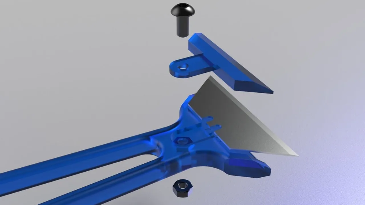 STL file Ergo Razor blade scraper Elite 🪒・Template to download and 3D  print・Cults