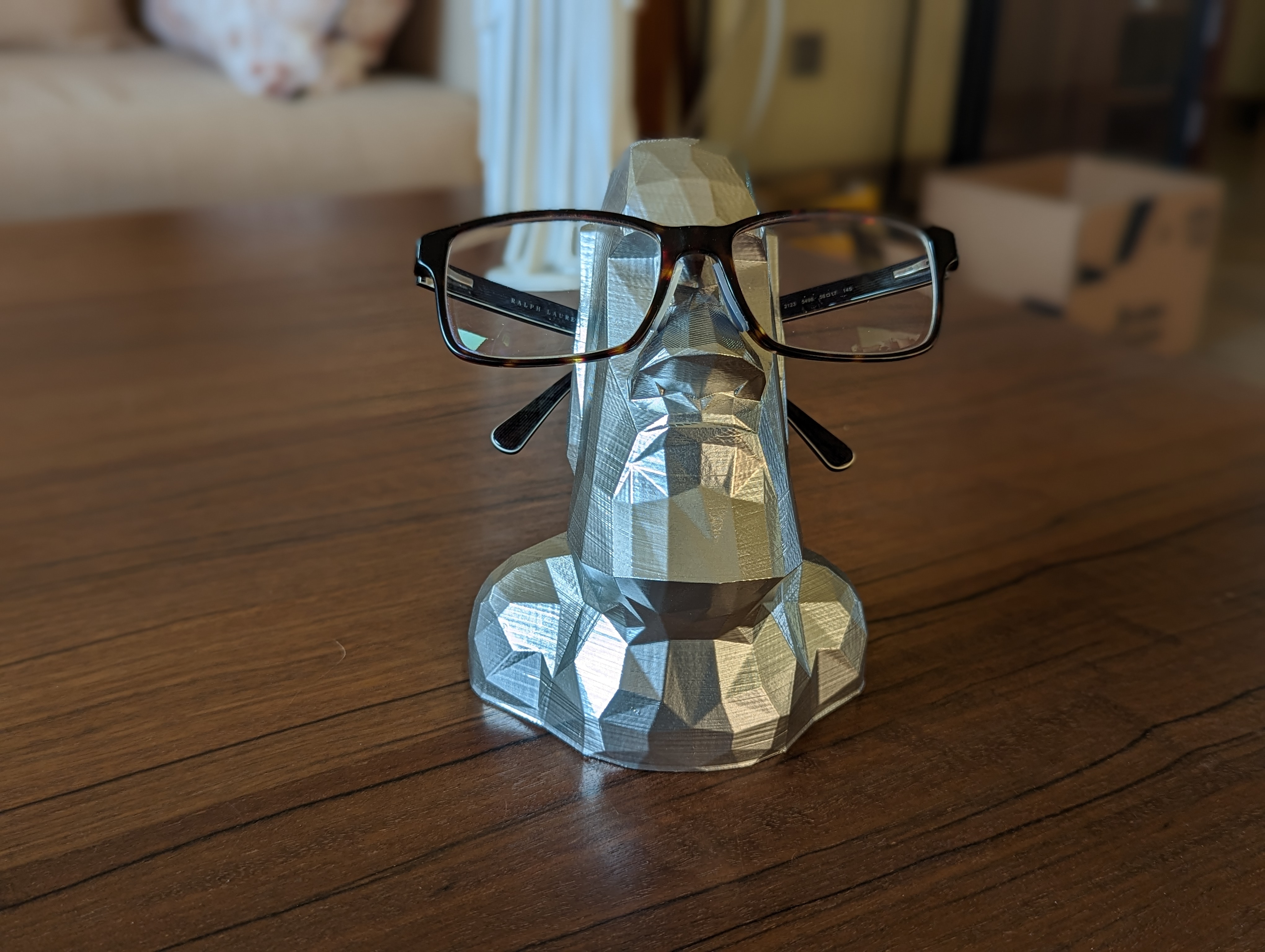 Moai Eyeglass Holder - Remix by Thimira, Download free STL model