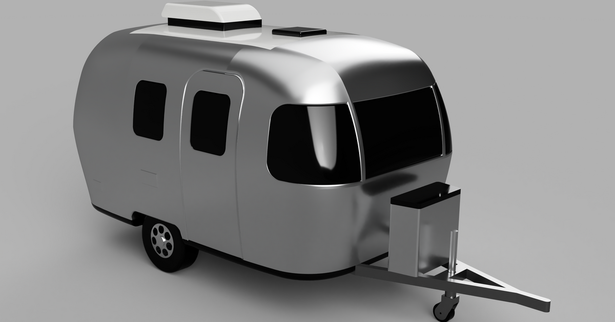 Airstream Bambi 16RB by Harry | Download free STL model | Printables.com