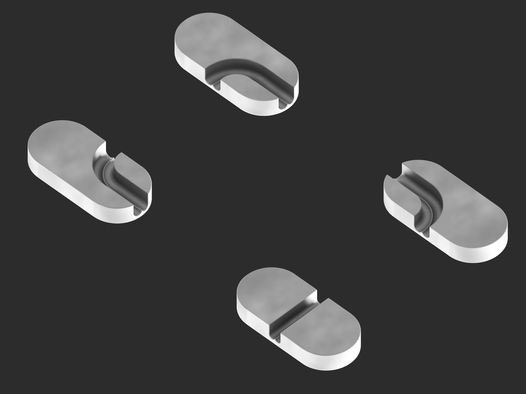 AMS Feet-Replacement for LED Wire Routing