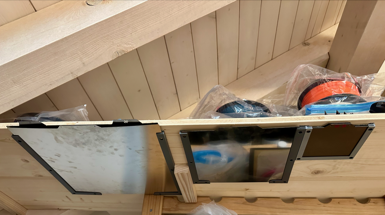 Table / Shelf Sheetholder 120mm Voron 0/0.1