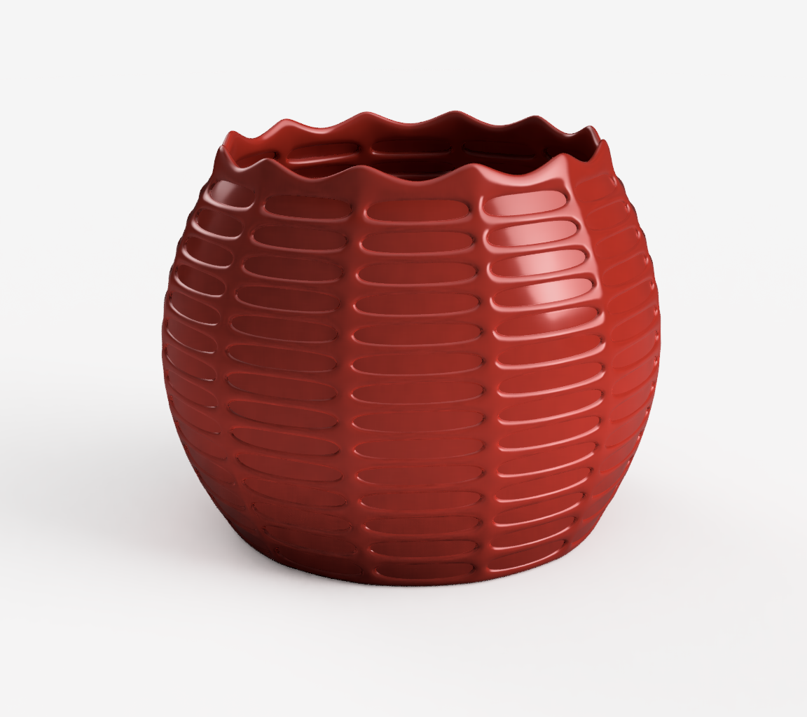 Vase Oval by NoWayOut1980 Download free STL model