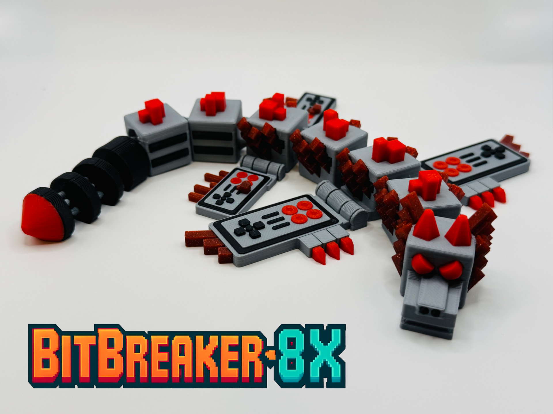 BitBreaker-8X - The 8-Bit Articulated Dragon