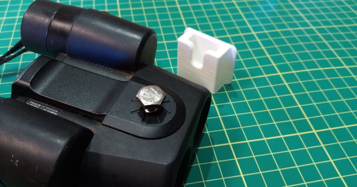 Binocular wall support by Mike Morin Download free STL model