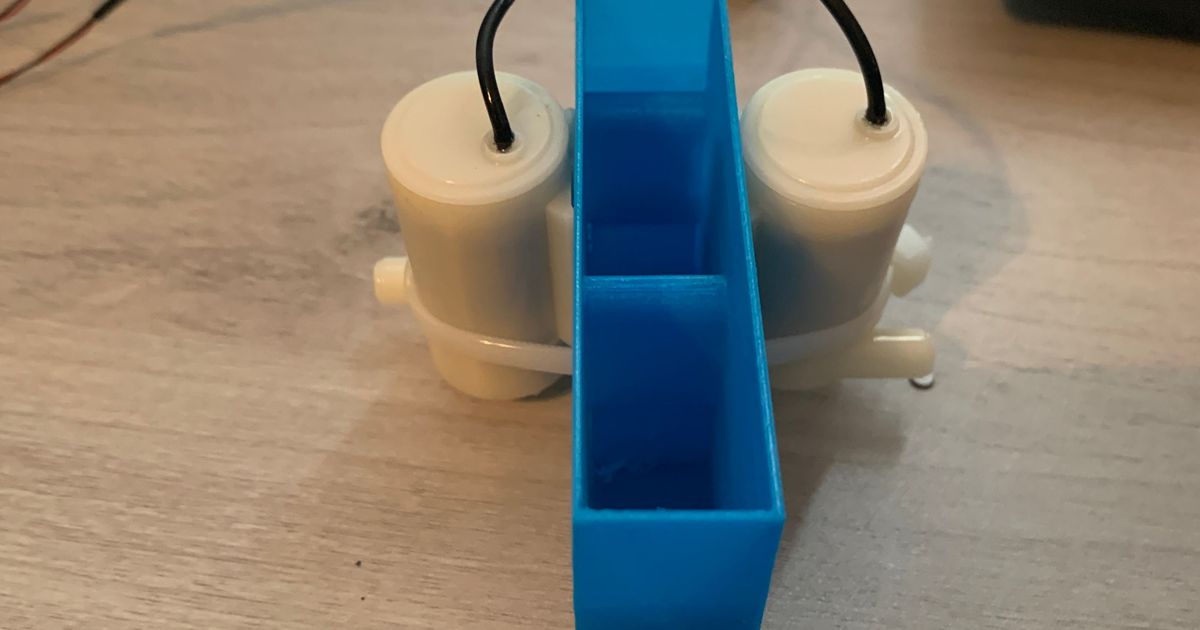 DC Pump Motor Mount by Engineer Jake Download free STL model