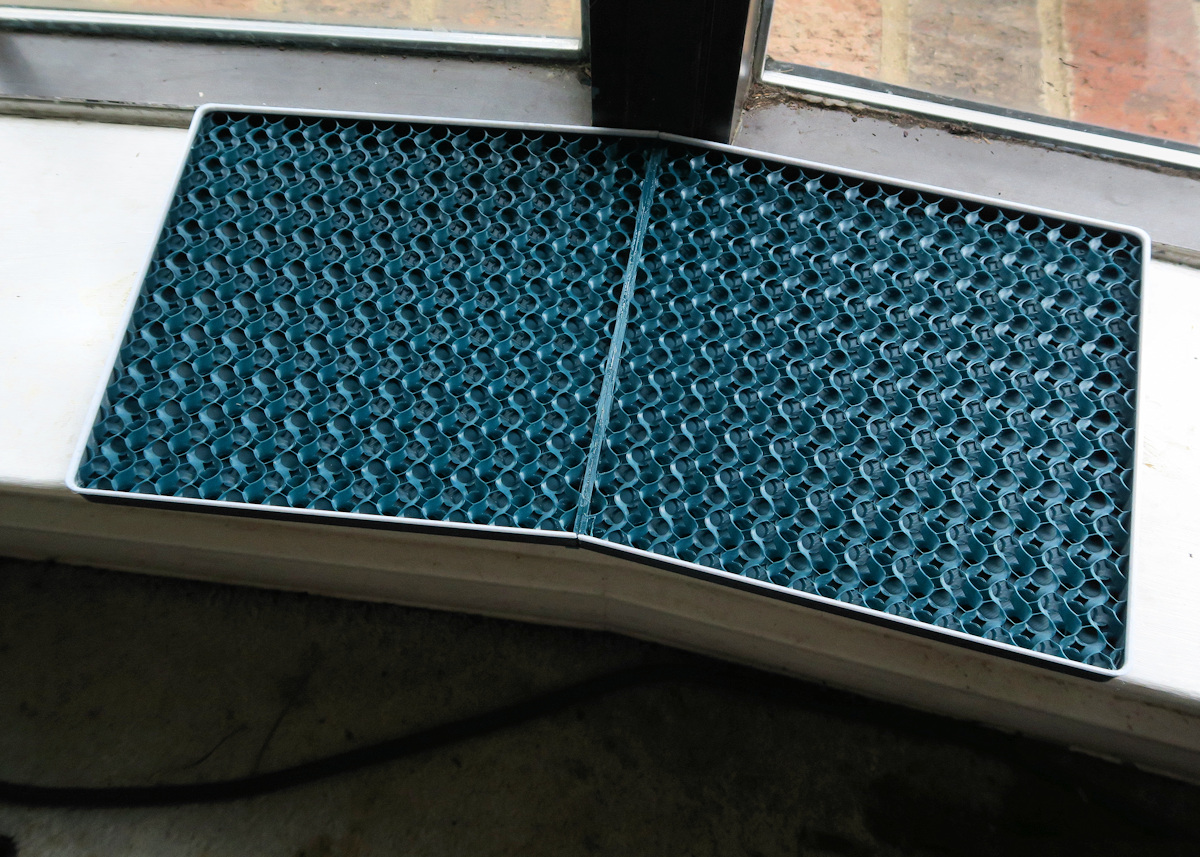 Drip tray set for bay window 3D model