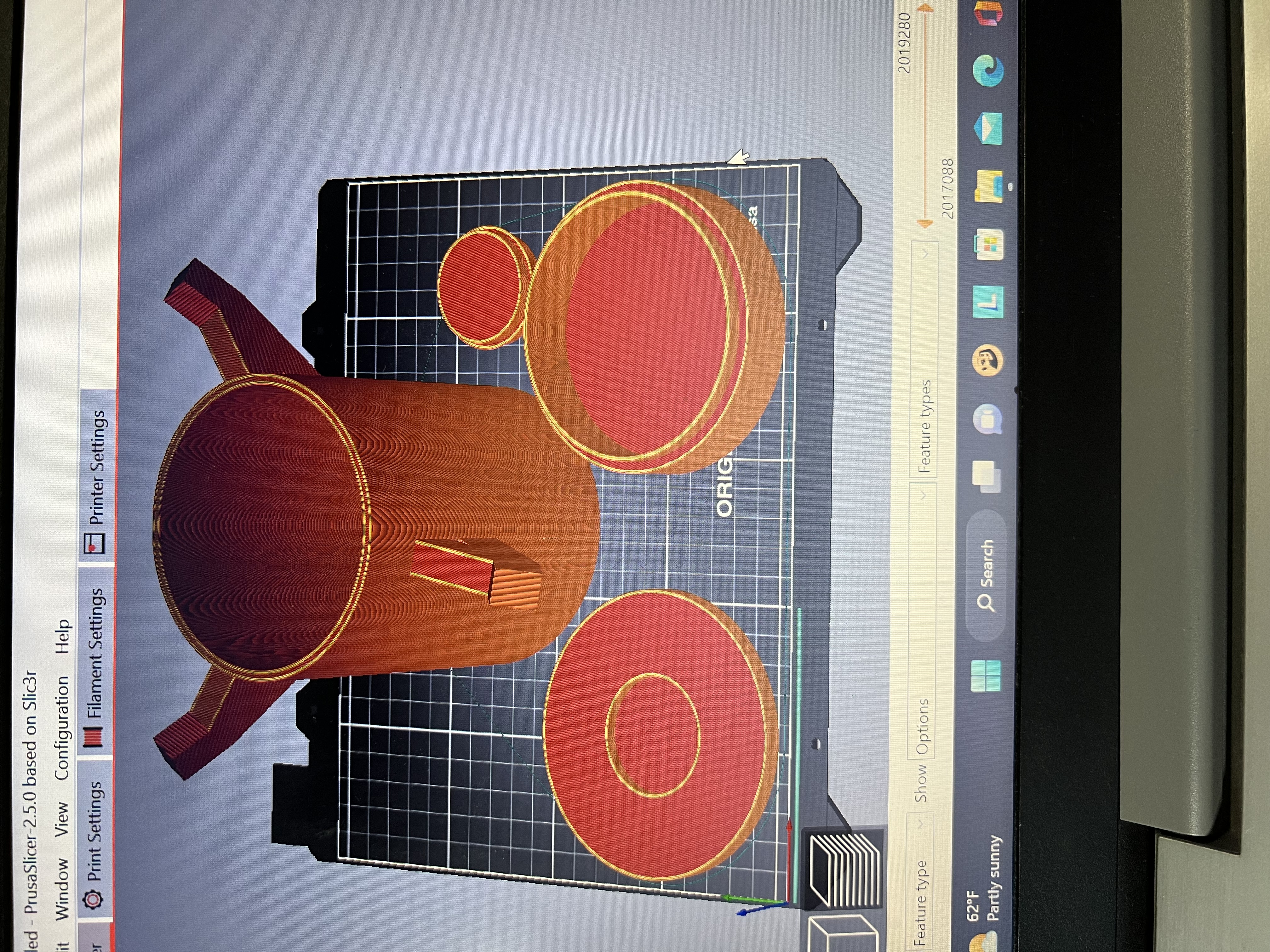 Miniatura 15 do modelo 3D Glasses Holder Round case