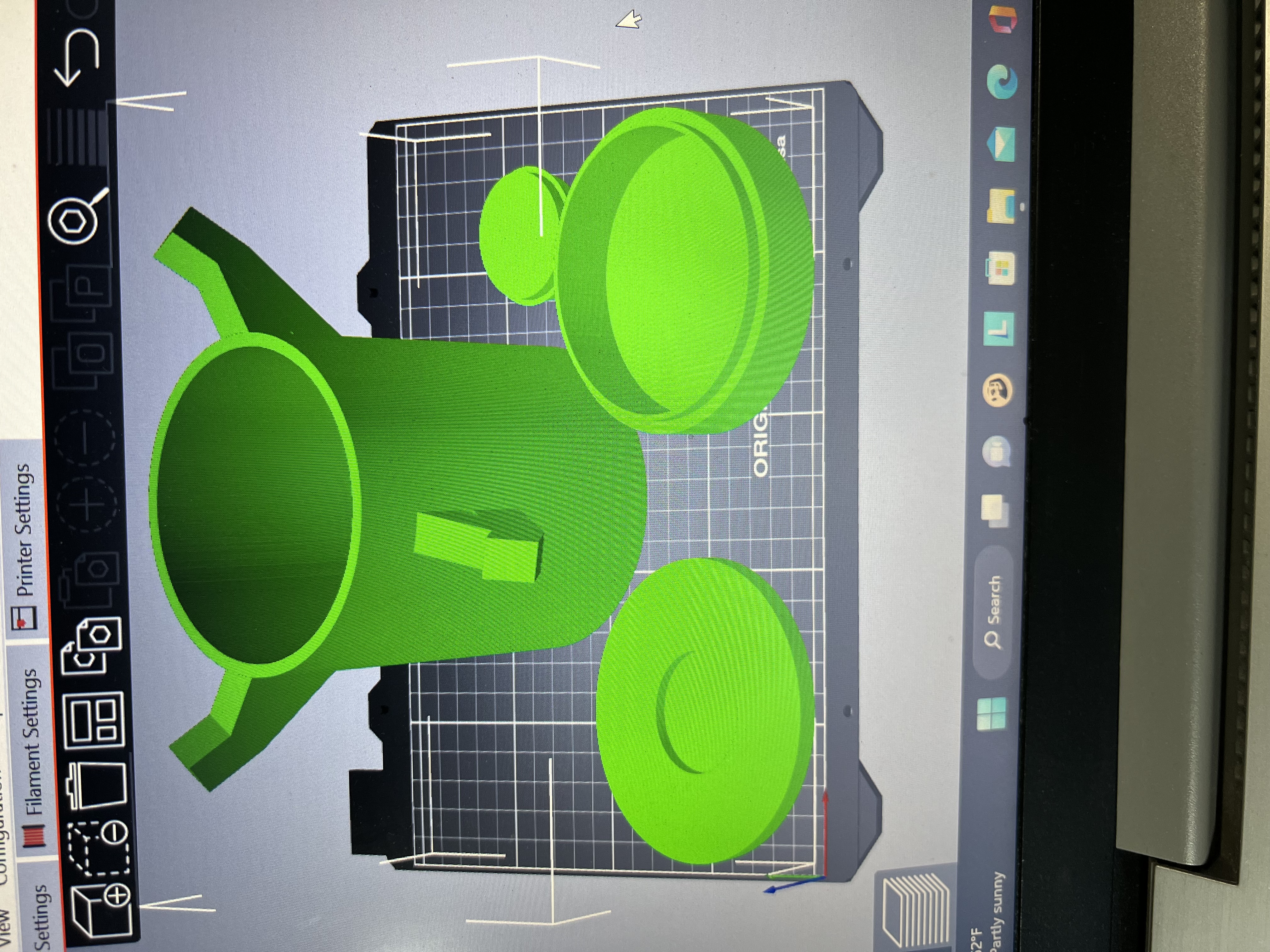 Miniatura 17 do modelo 3D Glasses Holder Round case