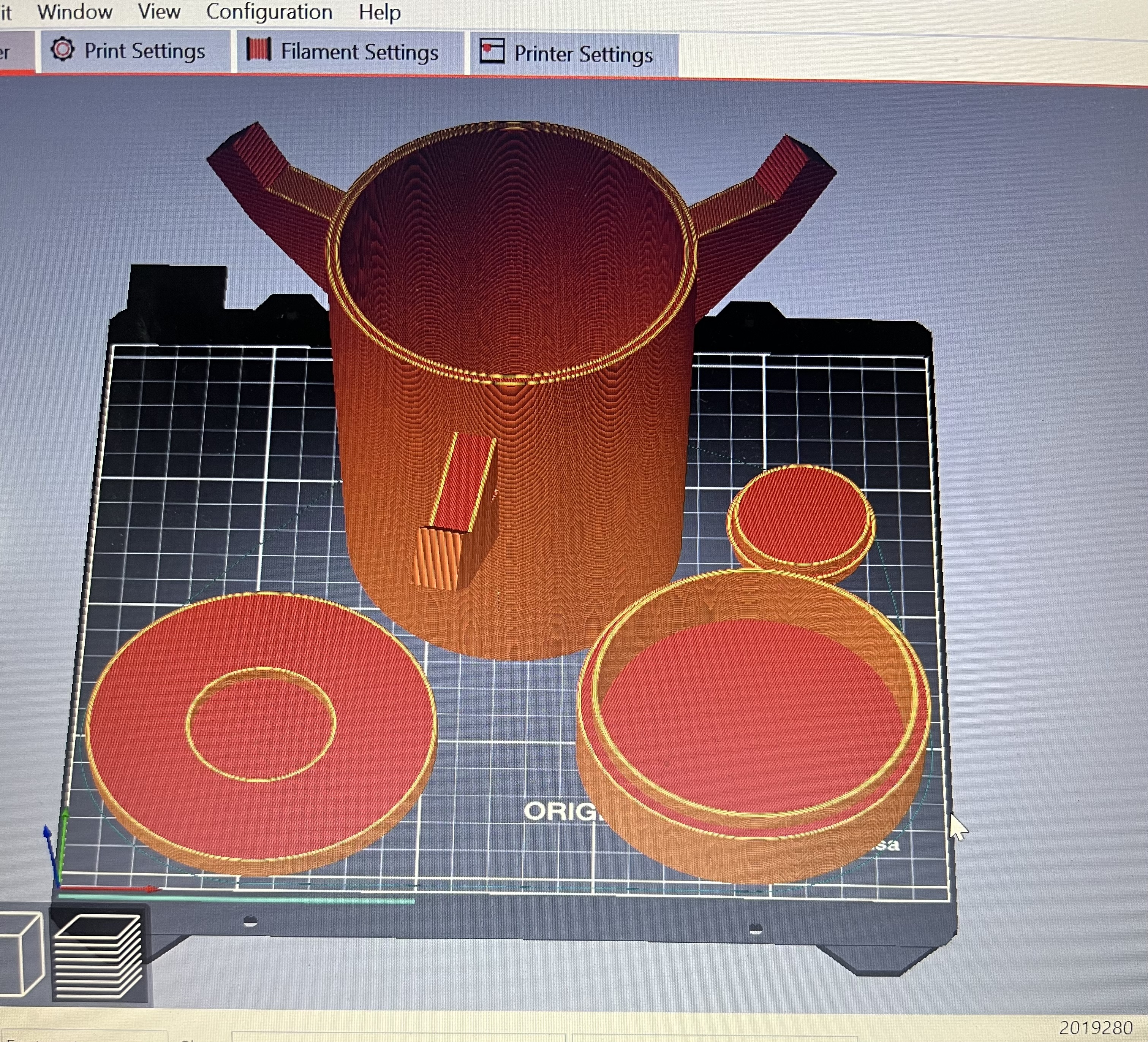 Miniatura 16 do modelo 3D Glasses Holder Round case