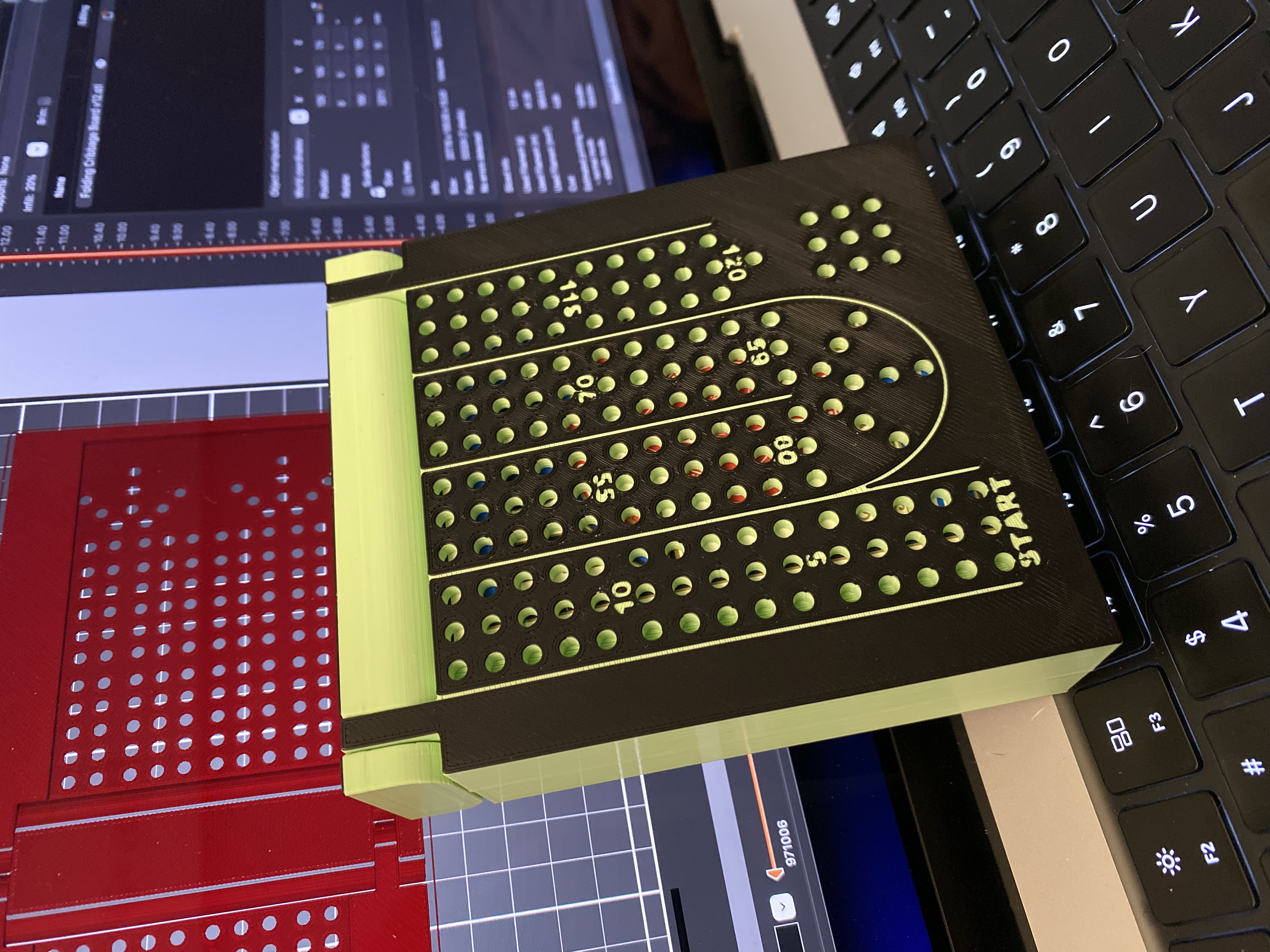 Folding Cribbage Board