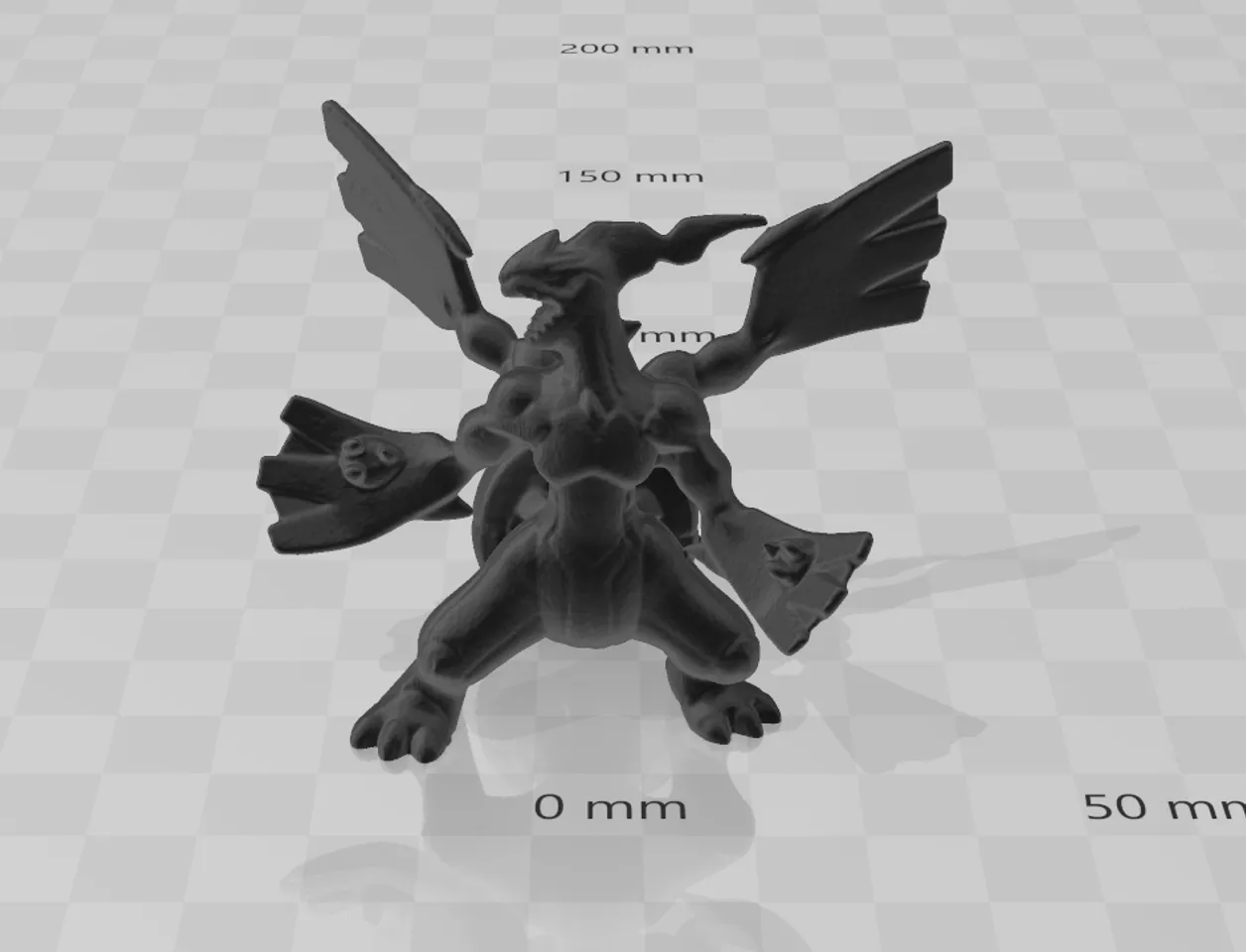 STL file Pokemon Zekrom・3D printing model to download・Cults