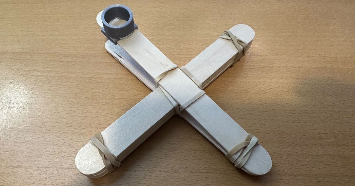 Tongue Depressor Bucket for Catapult by scottrouse Download free STL