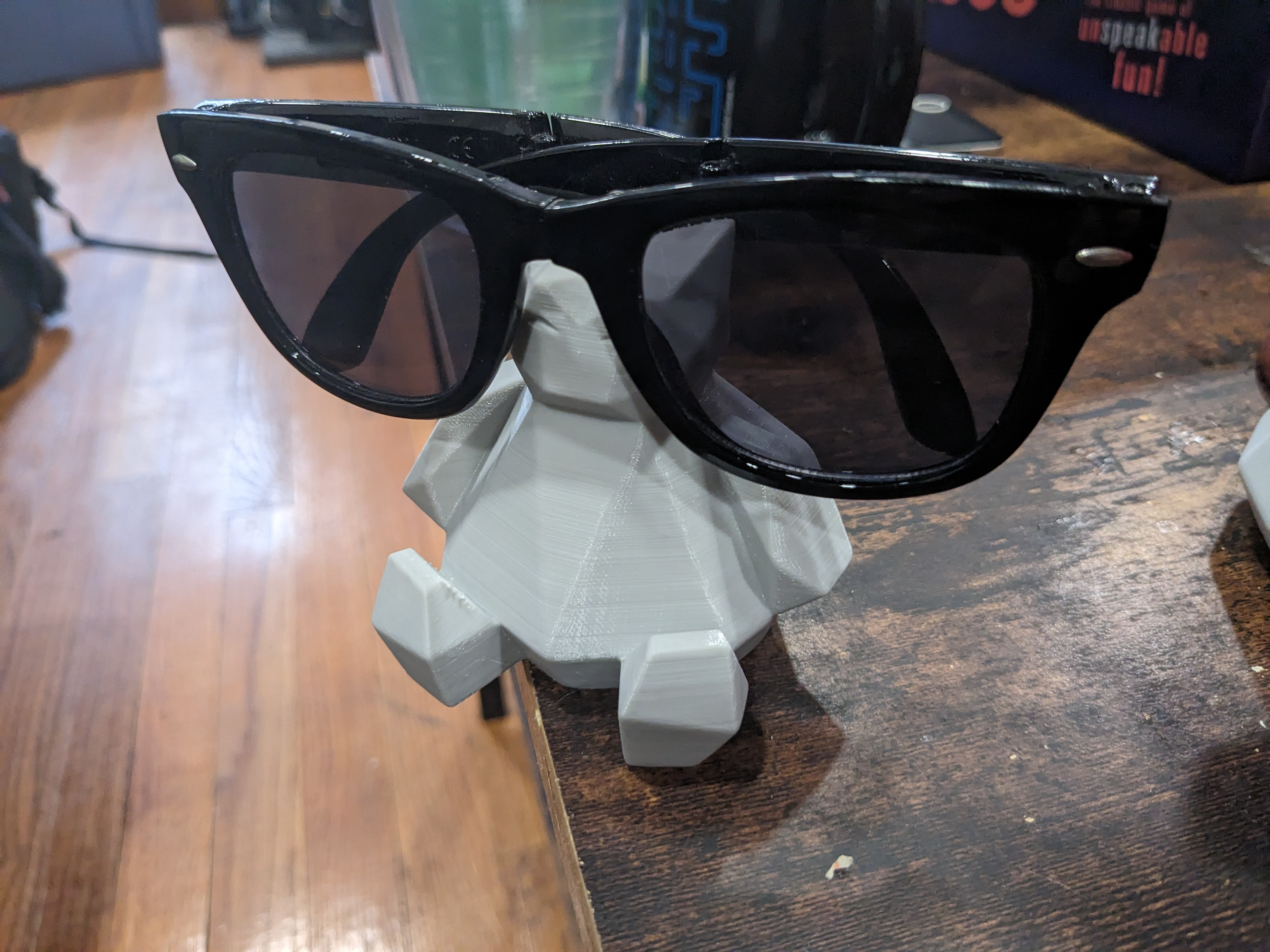 Snorlax Holder with No Supports! Low-Poly Snorlax Glasses Holder