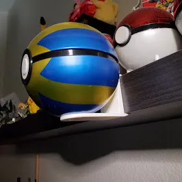 Pokeball Tin display shelf for Ikea floating shelf