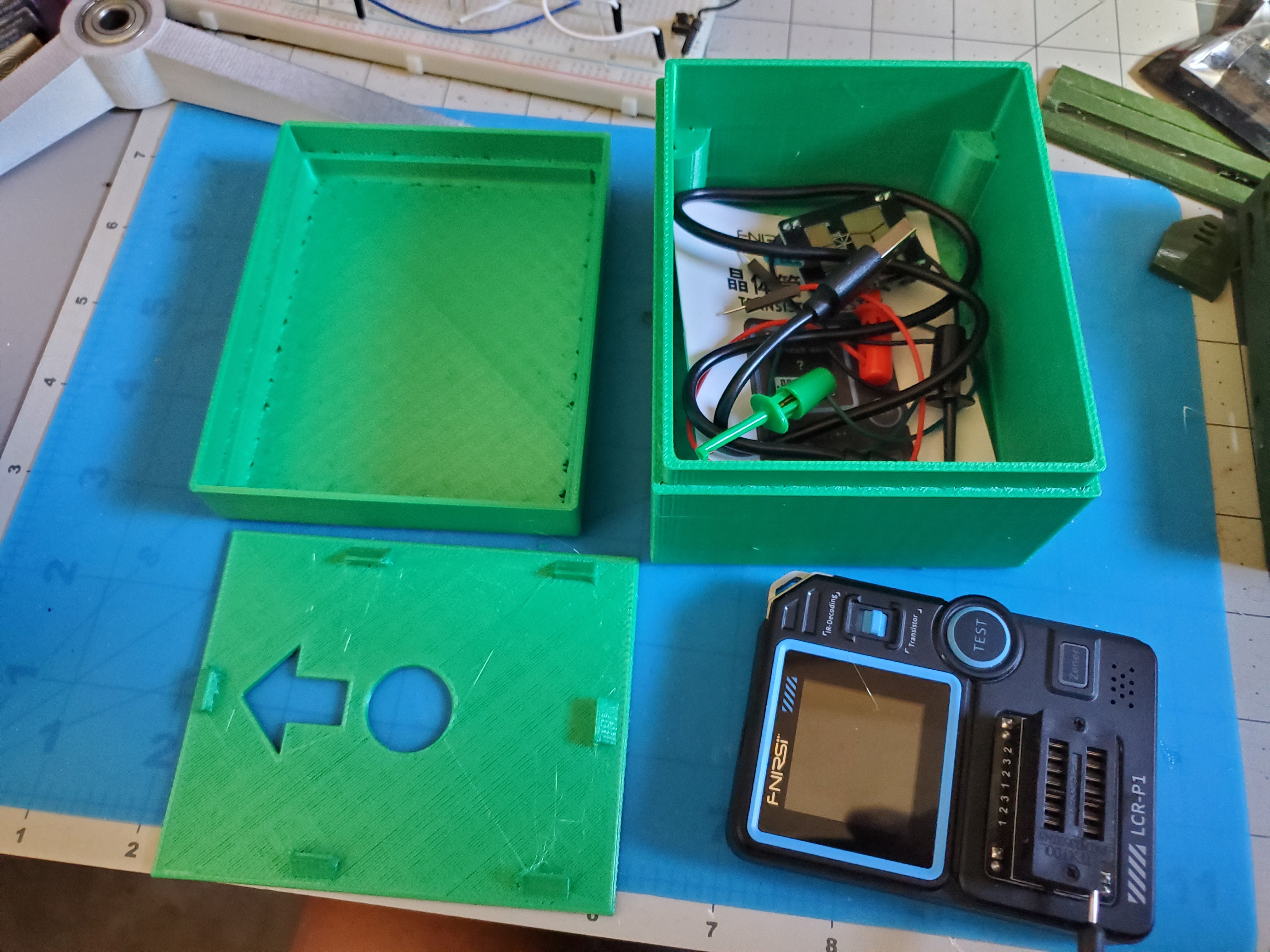 Miniatura 2 do modelo 3D Component Tester Storage Box