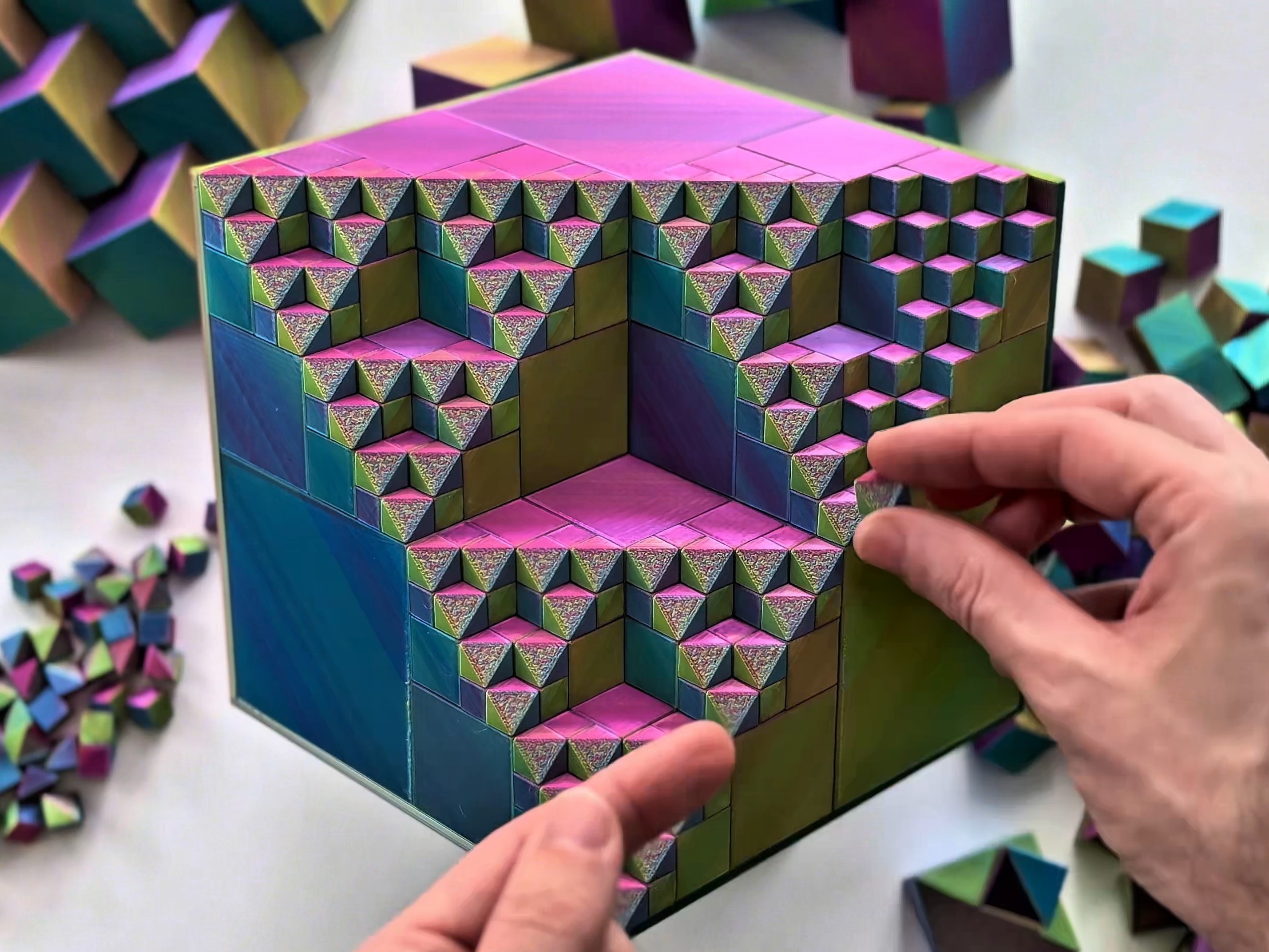 Endless Design Blocks | Scalable Stacking Block Set for Geometric Art & More!