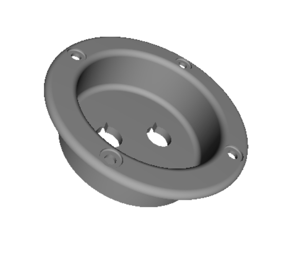 Speaker Terminal Cup - 64mm x 22mm (84mm x 24,5mm total)