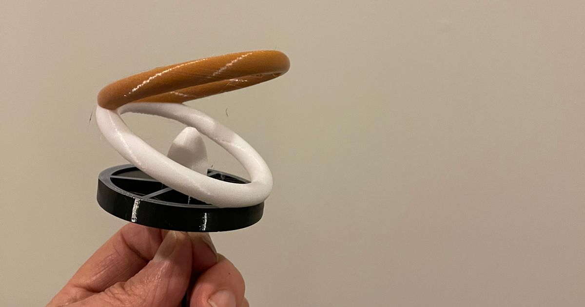 Optical Illusion Rings Rotate on Each Other by PhDGoSlowAncient