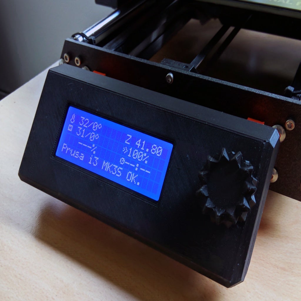 Prusa i3 MK3S LCD Screen Cover Clean