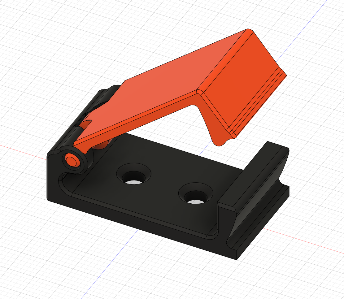 Customizable Print in Place Cable Holder (Parametric) Remix