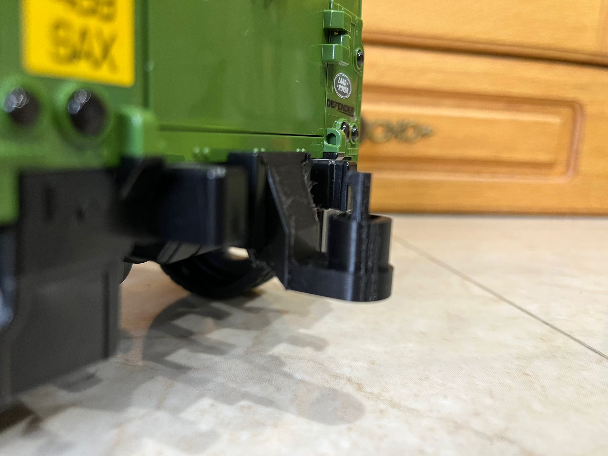 Trailer Hitch Replacement for Bruder Land Rover 1:16
