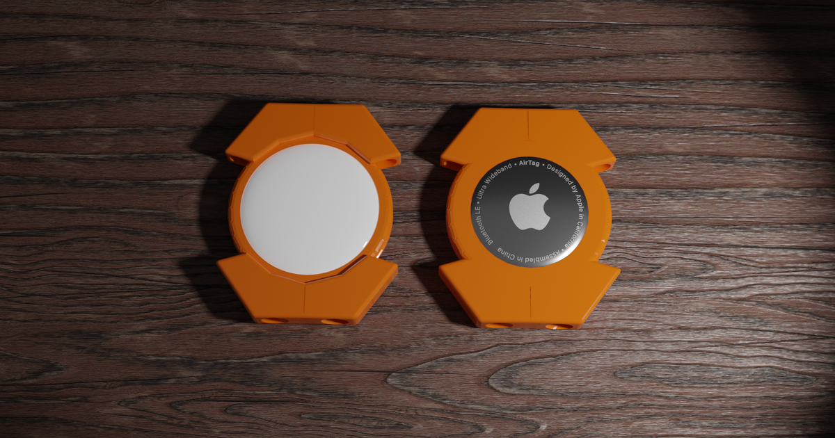 Eyewear retainer accessory with AirTag by ShinIshiSou Download free