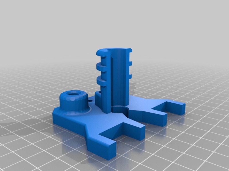 Common Dual Extruder Wire Loom Strain Relief
